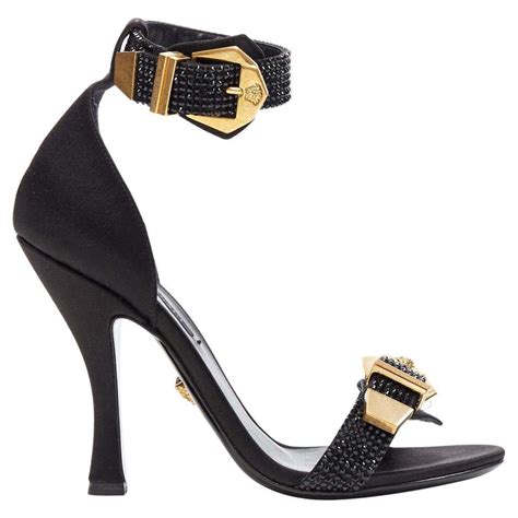 new versace heels|versace chunky heels.